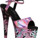 Ellie Shoes Women's 709-BAMBI-PNK-7 Platform, 7 Pink