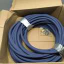3/8" ID Pressure Washer Hose 150 ft, 4800 PSI Steel-Braided & Durable - Flexible & Kink-Resistant, Power Washer Hose with 3/8" Swivel Quick Connect, Hot/Cold Water Compatible -150 Foot, Navy