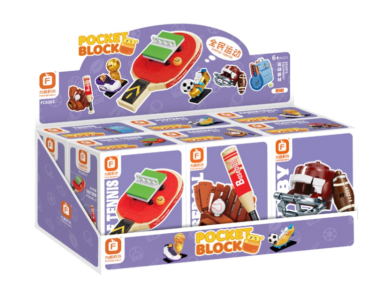 Pack Of 6 Bugby Pocket Block 
Sports equipment