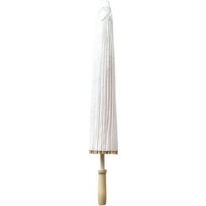 White Paper Umbrella 23.6'' DIY Painting Decoration Wedding Bridal Party Decor Decorative Photo Props Small Unpainted Blank, Pack of 7 