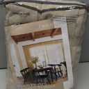 Dark Flax Linen Curtains 120 Inches Long for Living Room Bedroom Pinch Pleated Back Tab Privacy Curtains 120 Inch Length 2 Panels Light Filtering Greige Tan Brown Farmhouse Drapes 10 FT (Grey Beige)