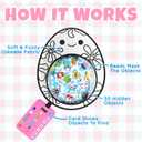 Vango BIZYBOO Colorable Easter Busy Bag Scavenger Hunt - Hidden Object Search Sensory Matching Game for Kids 2 and Up | Includes 6 Non-Toxic Markers (2 Easter Eggs) (S)