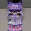 PERRYHOME Kids Makeup Set for Girl 56 Pcs Washable Real Cosmetic, Non-Toxic Frozen Toys Toddler Makeup Kit, 2026 New CPF Sustainable Materials Birthday Gift for 3 4 5 6 7 8 9 10 11 12 Year Old Girls