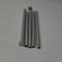 Heavy Duty Curtain Rods for Windows 48 to 84 Inch, 1 Inch Silver Window Curtain Rod for Bedroom, Living Room, Outdoor, Adjustable Easy Install Curtain Rods, Modern Elegant(A1,Silver,30-90")