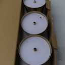 UME 3 Pack Cordless Table Lamp, Battery Operated Lamp - Portable Waterproof Rechargeable Table Lamp w/ 3 Color Temps & Stepless Dimming for Dinner, Desk, Cafe, Outdoor (Brushed Gold)