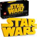 LEGO Star Wars Brick-Built Star Wars Logo - Building Blocks for Adults 18+ - Star Wars Gift Idea for Birthdays - Collectible DIY Model Kit - Home Decor Idea for Fans of The Movie Series - 75407