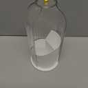 BirdcageStyle Concealed Toothbrush Holder Sliding Lid Bathroom Counter Organizer Tooth Brush Holder for Bathroom 360 Rotating Waterproof Dustproof Makeup Brushes Storage for Vanity (White)