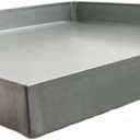 Heavy-Duty Galvanized Steel Drain Pan – Premium, Rust-Resistant HVAC Condensate Pan – Leak-Proof for Maximum Protection – Without Hole Options (24”x24”x2")