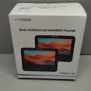 FANGOR 7.5 Inch Dual Car DVD Player, Portable Headrest Video Player for Car with 5 Hours Rechargeable Battery, Last Memory, AV Out/in, Support USB/SD/Sync TV, All Regions (1 Player+1 LCD Screen)