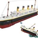 Titanic Building Blocks Set, Toy Ship Model Kit, Building Bricks Sets for Adults or Kids 6 Year Old, Compatible with Major Brands, 2022 Pieces Gift for Christmas Boys Girls Adults (2022pcs), narmal