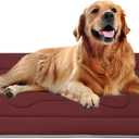 Dog Bed Large Crate Mat 42 in Non-Slip Washable Soft Mattress Kennel Pads