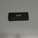 SOJOS Retro Trendy Aviator Polarized Sunglasses Men Women Vintage 70s Square Stylish Frame Sun Glasses SJ2283 (Black/Dark Brown Grading)