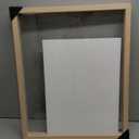 16x20 Floating Frame Double Real Glass 12x16 Natural Oak Wood Floating Picture Frames For Flower Bouquet 16x20 Floater Frame