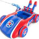 Kids Pool Floats with Water Gun, Car Toddler Inflatable Pool Toys for Kids Age 3-8 Years Old, Summer Outdoor Water, Beach, Swimming Pool Toys Gift for Boys and Girls