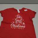 Merry Christmas Just A Girl Who Loves Christmas Tree Xmas T-Shirt S