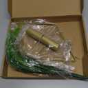 2 Pieces Gold Wall Decor Hanging Planters with Artificial Plants Metal Vase Indoor Plants Holder Modern Geometric Wall Art for Home Bathroom Bedroom Living Room Office(Aquatic Plant,Small)