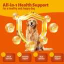 330 Bites Dog Vitamins and Supplements for Immunity Support | Dog Multivitamin with Taurine for Dogs, Coq10, Glucosamine,Omega 3 & Msm. Supports Heart Health & Antioxidant Protection