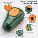 2 x 3-in-1 Steam Brush for Cat and Dog Deshedding - Portable Pet Hair Removal Tool for Indoor Shedding, Grooming Supplies