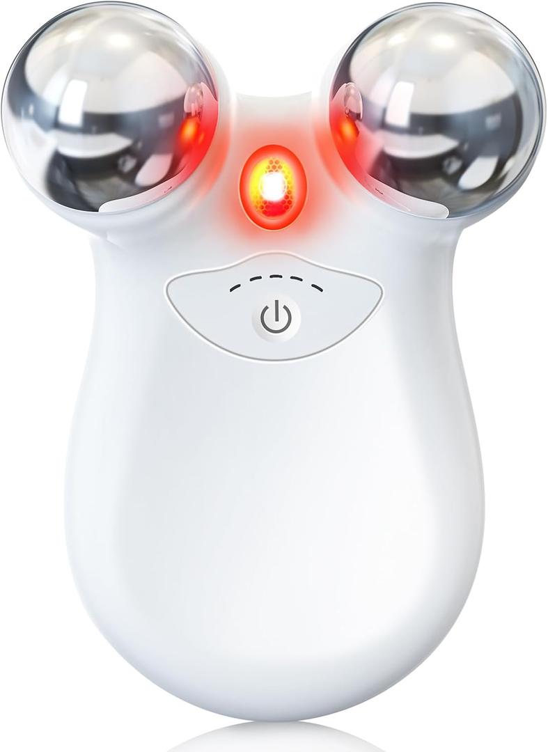 Microcurrent Facial Device,Latest Red Light TechnologyEnhances The Ability to Lift The Face and Tighten The SkinFacial Wrinkle EquipmentSmart Photon Micro-Current Device, Model:EP-300.