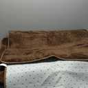 Fluffy 6x9 Feet Area Rug for Living Room, Large Dark Brown Rugs for Bedroom, Modern Low Pile Washable Memory Foam Indoor Carpet, Non Slip Rectangle Carpets for Home Decor