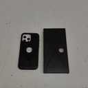 Magnetic Ring Grip Holder for Phone Case | Protective Phone Leather Case | Compatible with MagSafe | Built in Kickstand (Black, IP 16 Pro Max (6.9inch - Triple Camera)) (IP 16 Pro Max (6.9inch - Triple Camera), Black)