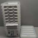 SmartStore Classic 10 Clear Plastic Storage Boxes, 8L/8.5QT BPA-Free Stackable and Nestable Container with Secure Lid, Swedish Made Plastic Bins for Organization, L13.39 x W9.84 x H6.3-10 Pack