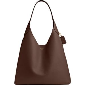 COACH Brooklyn Shoulder Bag 39, B4/Maple, 15.25 x 4.75 x 17 in
