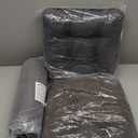 Chair Cushions for Dining Chairs, Dining Chair Cushions, Tufted Indoor Chair Pads with Ties & Non Slip Backing, Seat Cushions for Kitchen Chairs 16.5 x 16.5 x 3.5, Set of 4, Brown