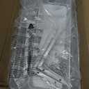 2 Pack Under Sink Organizer With Smooth Cylindrical Rail,2-Tier Pull Out Multi-Purpose Cabinet Storage for Bathroom&Kitchen,Height Adjustable,Rust-resistant Coating-White (2 Pack-15.7"Dx11"-16.14"H)