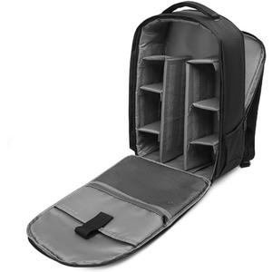 Waterproof SLR/DSLR Camera Backpack Shoulder Bag Travel Case For Canon Nikon Sony Digital Lens (Large, Grey)