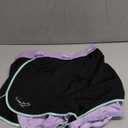 Women Girl Bumsaver Padded Shorts for Skateboarding, Roller Skating, Roller Derby, Inline Skating, Snowboarding and Skiing (X-Large) Black/Purple