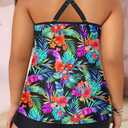 Daci Women's Plus Size Tankini Swimsuit - Two Piece Bathing Suit with Shorts Tummy Control Swimwear with V-Wire 2025