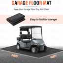Garage Floor Mats for Under Car,6.6x8.5 FT Oil Spill Mat,Oil Absorbent Golf Cart Parking Mat,Protect Floors from Oil Drips, Spills, Stains and Splatters