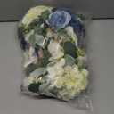 Wedding Bouquets for Bride Bridesmaid 8.5 Inch Dusty Blue Artificial Roses Flowers Bridal Bouquets for Bride Wedding Marriage Proposal Party Church Decoration