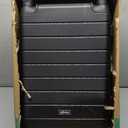 Wrangler Smart Spinner Hardside Luggage, 22-Inch Carry-On, Black, Carry-On Only