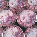 YRP 12 pcs New Pink Scented Wooden Rosaries Baby Baptism Party Favors Recuerdos Rosario