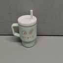 Infantino My 1st Tumbler, Silicone Sippy Cup with Straw & Handle, Spill-Resistant Baby Cup for On-the-Go, BPA-Free Transition Bottle, Bunny (9 Ounces)