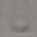 Giluta Small Floor Lamp Glass Shade Replacement Globe -Fitting Opening 1.625" Modern Frosted Style Light Fixture Shade, Height: 4.13 inches, Width: 9.45 inches. Lipless