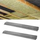 300 Pcs 16 Inch Insulation Support 16  Wire Insulation Support Wire, 1095 Carbon Steel Metal Insulated for Ceiling Attic (Black)