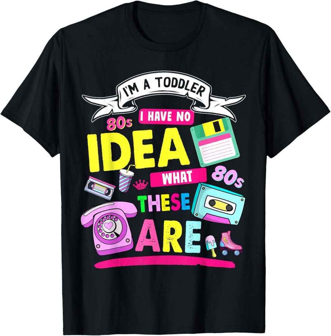 80s Outfit Ideas for Toddlers & 80s Theme Kids 80s Nostalgia T-Shirt 3T