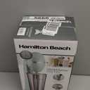 Hamilton Beach DrinkMaster Electric Drink Mixer, Retro Milkshake Maker & Milk Frother, 2 Speeds, ExtraLarge 28 oz. Stainless Steel Cup, Mint