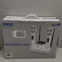 Pyle Karaoke Microphone Set - Wireless Microphones with UHF 2x100 Channel Receiver, High-Fidelity Sound, Anti-Jamming, Rechargeable Mics for Music Lovers - Microfonos Inalambricos Professional