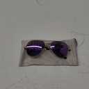 Pro Acme Polarized Aviator Sunglasses for Men and Women 100% UV Protection, 58mm (A1 Silver Frame/Purple Mirrored Lens)