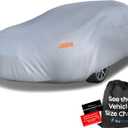 EzyShade 10-Layer Waterproof Sports Car Cover. See Vehicle Size-Chart for Accurate Fit. All Weather Outdoor Covers. Challenger Charger Monte Carlo Classic Cars Sun Snow Rain. Size C6 (See SizeChart) (Reflective)