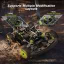 RIAARIO 1/10 Brushless RC Cars, 50 MPH Rally Car, Gyro, 4WD Monster Truck, 8+ Ages