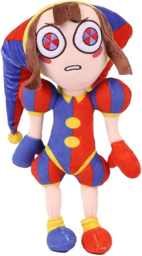 SAJISP The Amazing Digital Circus Plush,11.8" Pomni Plushies Toy Gift, Cute Stuffed Figure Doll for Kids and Adults, Birthday Halloween Christmas Choice for Boys Girls, 11.8 pulgadas