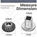 W11192795 Beveled Gears Set Compatible with Whirlpool/Kitchen-Aid Stand Mixer Includes 9703337 9703338 Gears Fits 4KB25G, 4KD2661, 4KG25G and More