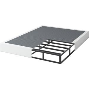 NHODIR 7 Inch Queen Box Spring-Heavy Duty 3000LBS Metal Bed Foundation, Noise-Free & Tool-Free Easy Assembly,Mattress Support Base for Queen Size Bed