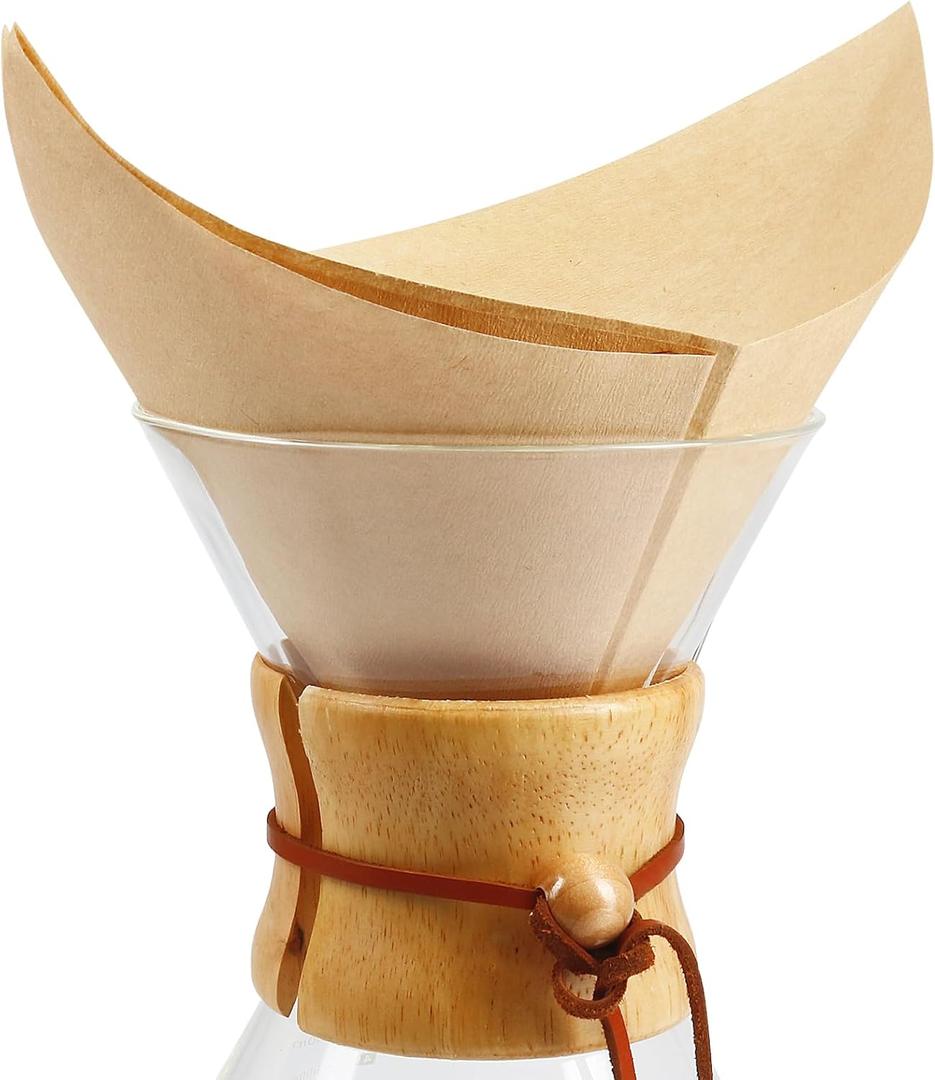 YQL Pour Over Coffee Filter, Unbleached Disposable Coffee Filter Papers for Pour Over Coffee Maker Drippers and More(100Pcs)