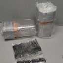 LNYZQUS 10oz/80pack Mini Cake Tins with Lids, 4x4 Mini Foil Pans Disposable Brownie Baking Cups, Small Aluminum Bread Muffin Pan Jumbo Cupcake Containers Holders-Champagne